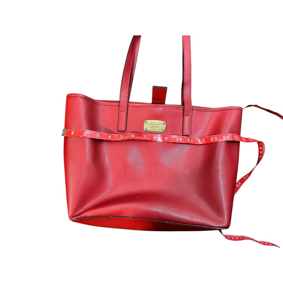 Michael Kors Jet Set Red Travel Tote Saffiano Leather - Picture 5 of 8